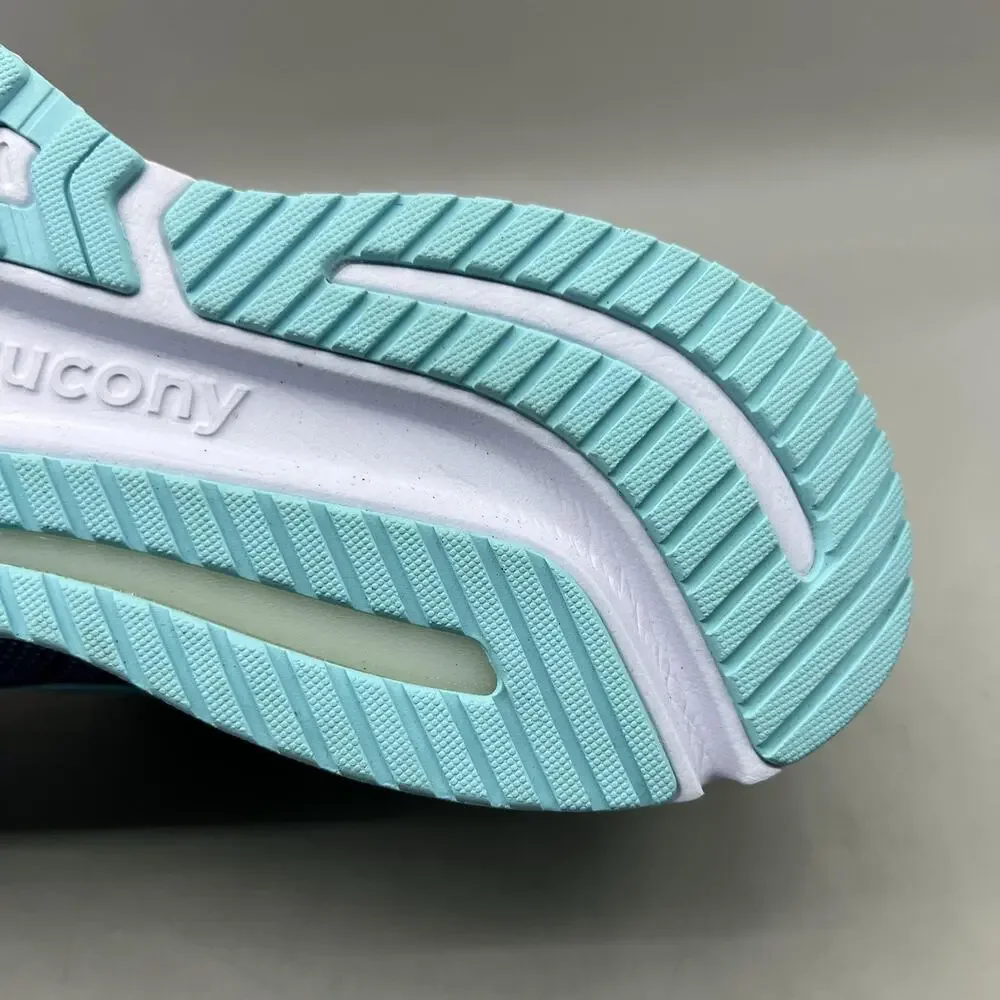 Saucony Guide 13 Running Shoes Women Size 10.5 Wide Blue Mesh Comfort Sneakers